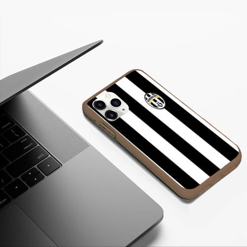 Чехол для iPhone 11 Pro Max матовый Juventus Pirlo, цвет коричневый - фото 5