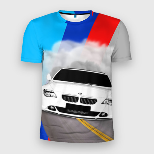 Мужская футболка 3D Slim BMW, цвет 3D печать