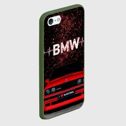 Чехол для iPhone 5/5S матовый BMW - фото 2