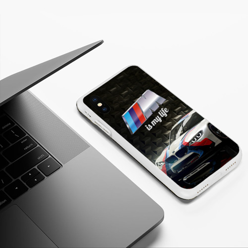 Чехол для iPhone XS Max матовый с принтом BMW, фото #5