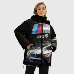 Женская зимняя куртка Oversize BMW - фото 2