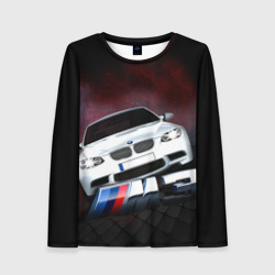 Женский лонгслив 3D BMW