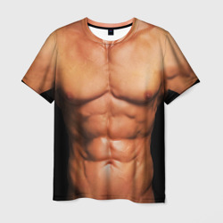 Идеальное тело – Мужская футболка 3D с принтом купить