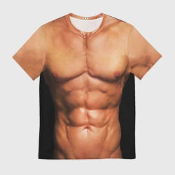 Мужская футболка 3D Идеальное тело