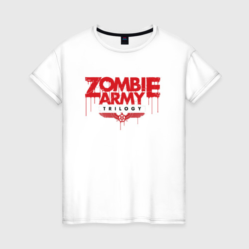 Женская футболка хлопок Zombie Army Trilogy