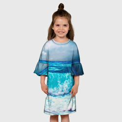 Детское платье 3D Волны - фото 2