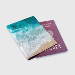 Обложка для паспорта матовая кожа Берег - фото 2