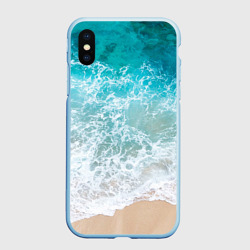 Чехол для iPhone XS Max матовый Берег