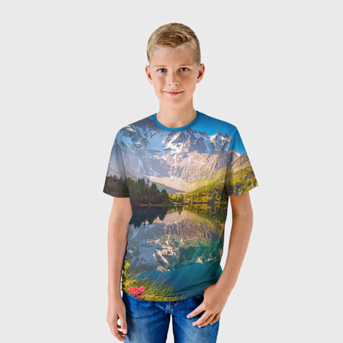 Детская футболка 3D Природа, цвет 3D печать - фото 3