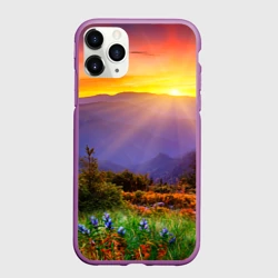 Чехол для iPhone 11 Pro матовый Природа