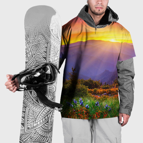 Накидка на куртку 3D Природа, цвет 3D печать