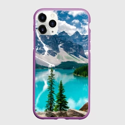 Чехол для iPhone 11 Pro матовый Озеро