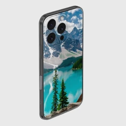 Чехол для iPhone 16 Pro Max силиконовый с защитой камеры Озеро - фото 2