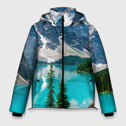 Мужская зимняя куртка 3D Озеро
