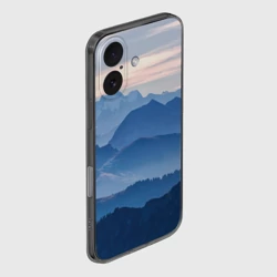 Чехол для iPhone 16 силиконовый с защитой камеры Горы - фото 2