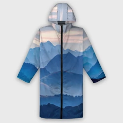 Дождевик унисекс 3D Горы