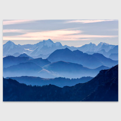 Горы – Поздравительная открытка с принтом купить
