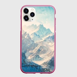 Чехол для iPhone 11 Pro матовый Горы
