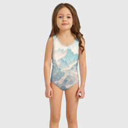 Детский купальник 3D Горы