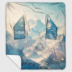 Плед с рукавами Горы