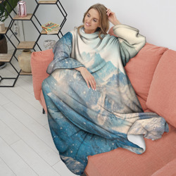 Плед с рукавами Горы - фото 2