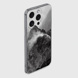 Чехол для iPhone 15 Pro Max силиконовый с защитой камеры Горы - фото 2