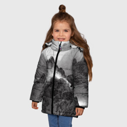 Зимняя куртка для девочек 3D Горы - фото 2