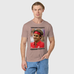 Мужская футболка хлопок Роджер Федерер Roger Federer - фото 2
