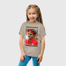 Детская футболка хлопок Роджер Федерер Roger Federer - фото 2