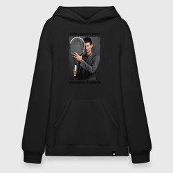 Худи SuperOversize хлопок Новак Джокович Djokovic