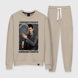 Женский костюм хлопок Новак Джокович Djokovic