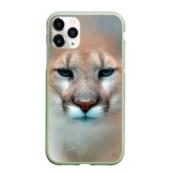 Чехол для iPhone 11 Pro Max матовый Пума
