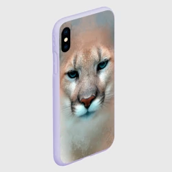 Чехол для iPhone XS Max матовый Пума - фото 2