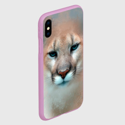 Чехол для iPhone XS Max матовый Пума - фото 2