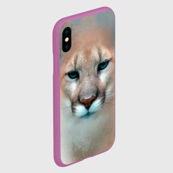 Чехол для iPhone XS Max матовый Пума - фото 2