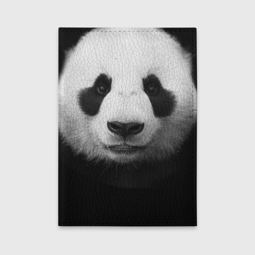 Обложка для автодокументов Панда, цвет бирюзовый