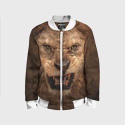 Детский бомбер 3D Лев