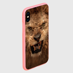 Чехол для iPhone XS Max матовый Лев - фото 2