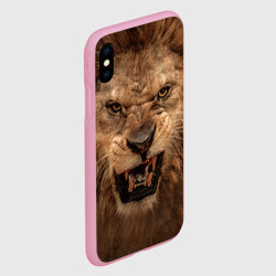Чехол для iPhone XS Max матовый Лев - фото 2