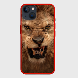 Чехол для iPhone 14 Лев