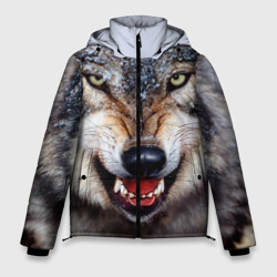 Мужская зимняя куртка 3D Волк