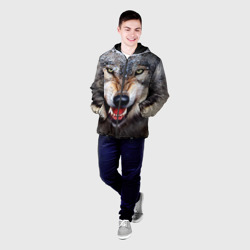 Мужская куртка 3D Волк - фото 2