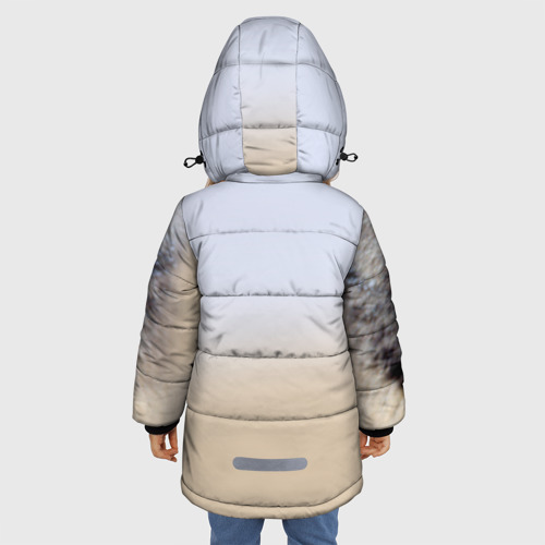 Зимняя куртка для девочек 3D Волк, цвет красный - фото 4