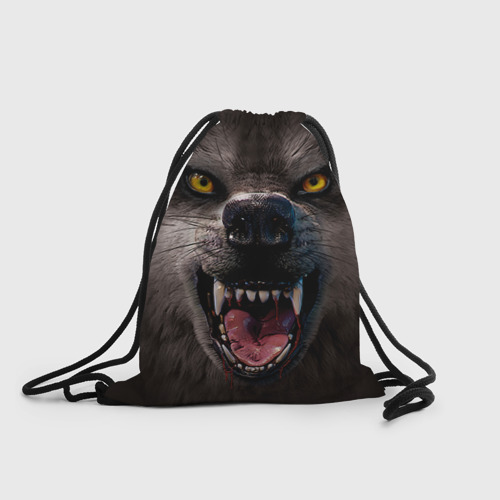 Рюкзак-мешок 3D Злой волк