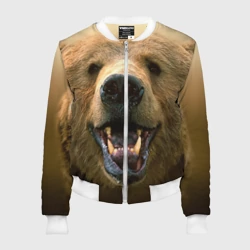 Женский бомбер 3D Мишка