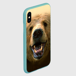Чехол для iPhone XS Max матовый Мишка - фото 2