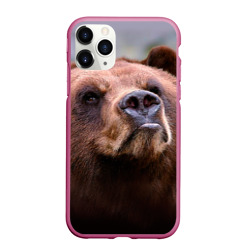 Чехол для iPhone 11 Pro Max матовый Медведь