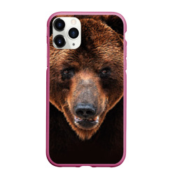 Чехол для iPhone 11 Pro матовый Медведь