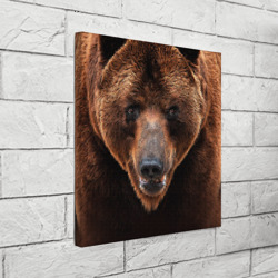 Холст квадратный Медведь - фото 2