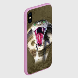Чехол для iPhone XS Max матовый Кобра - фото 2